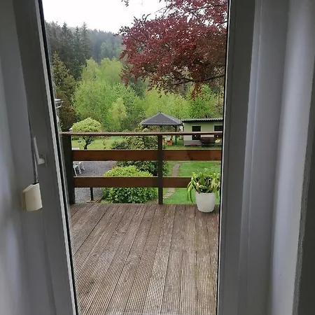 Ferienwohnung Waldblick mit Balkon Sebnitz Exterior foto